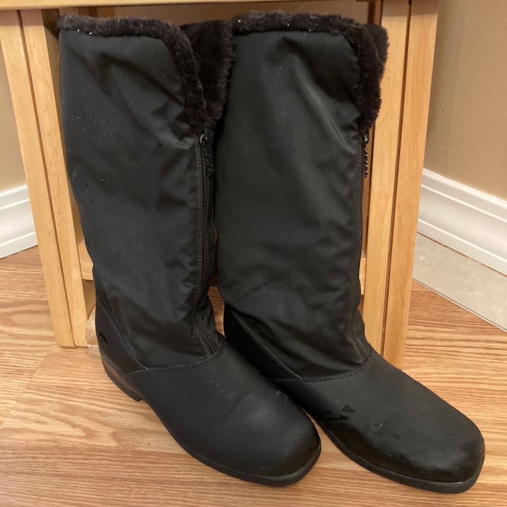 Totes black winter boots
